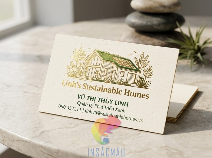 Mẫu name card bất động sản thiết kế độc đáo