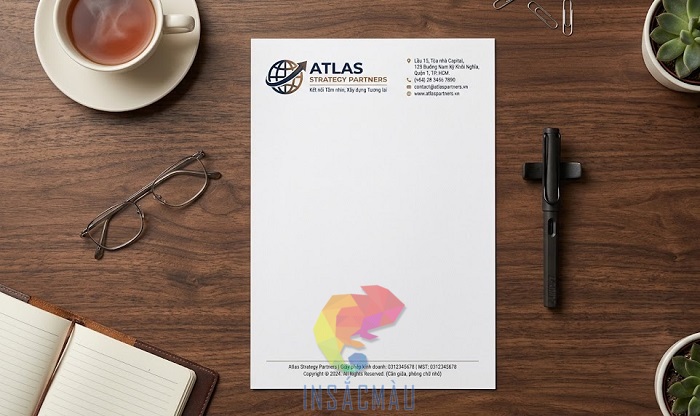 Mẫu letterhead đẹp, thiết kế theo xu hướng mới nhất