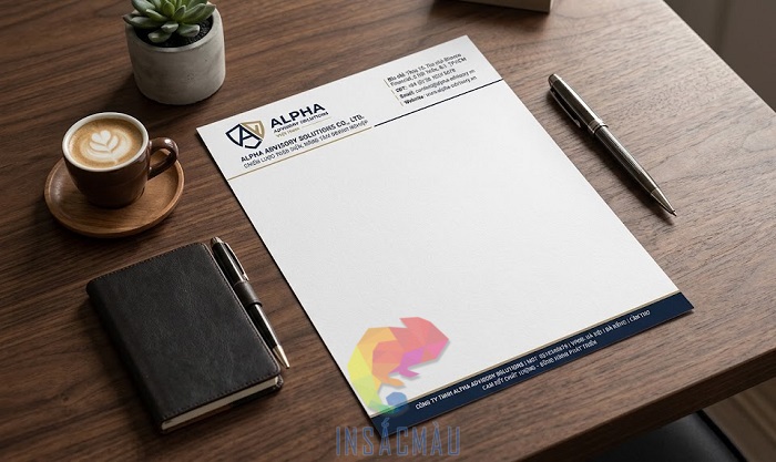Mẫu letterhead đẹp cho doanh nghiệp