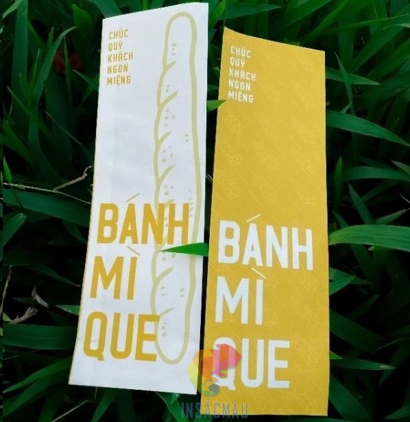 Mẫu túi giấy đựng bánh mì que đẹp, sang trọng