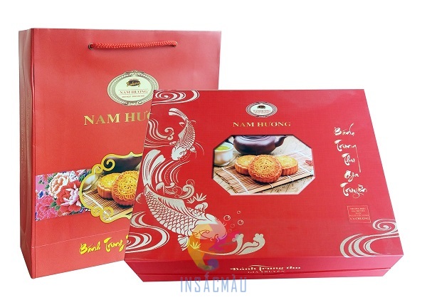 Mẫu túi đựng bánh trung thu thiết kế theo yêu cầu của thương hiệu
