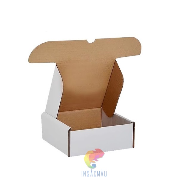 Mẫu hộp giấy carton dẹt kiểu nắp gài hông