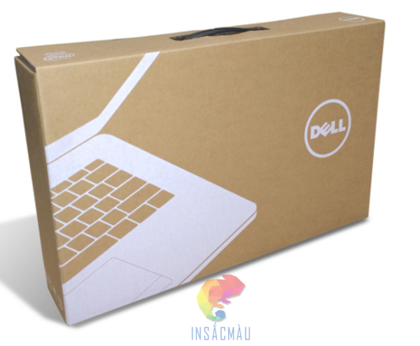 Mẫu hộp carton dẹp đựng laptop