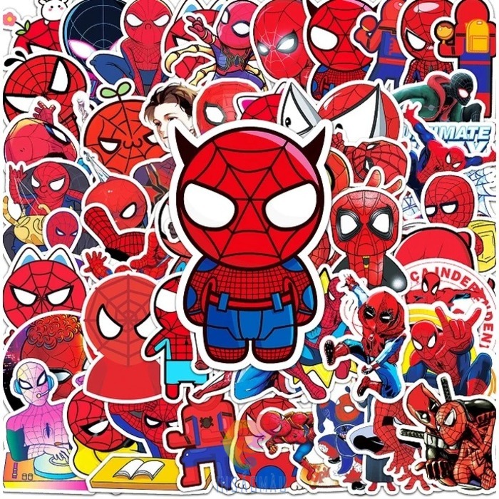 35+ Mẫu Sticker Spiderman Cực Chất, Phong Cách Đa Dạng 42 Mẫu sticker Spiderman hoạt hình