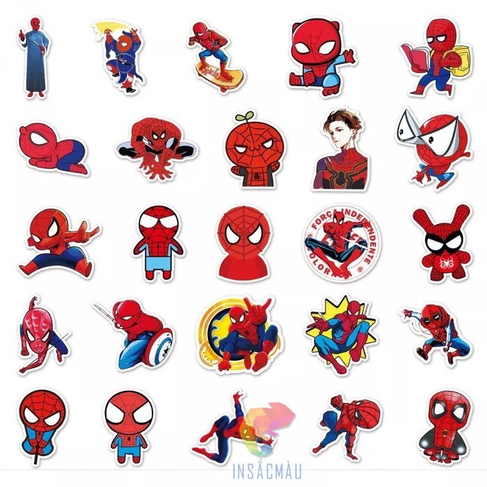 35+ Mẫu Sticker Spiderman Cực Chất, Phong Cách Đa Dạng 44 Mẫu sticker Spiderman hoạt hình dễ thương