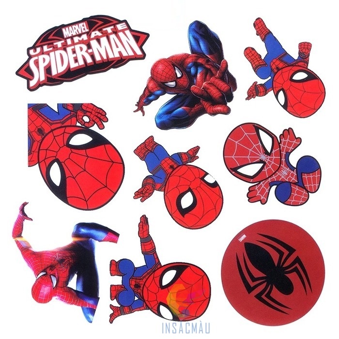35+ Mẫu Sticker Spiderman Cực Chất, Phong Cách Đa Dạng 46 Mẫu nhãn sticker Spiderman phong cách hoạt hình