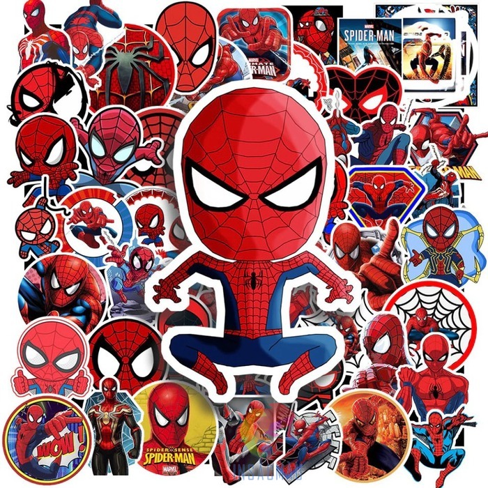 35+ Mẫu Sticker Spiderman Cực Chất, Phong Cách Đa Dạng 48 Mẫu sticker Spiderman hoạt hình hài hước