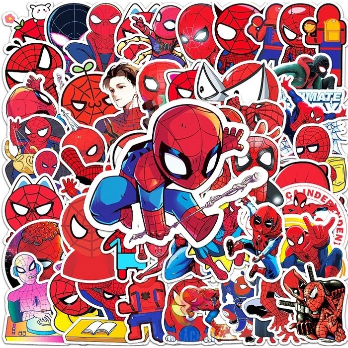 35+ Mẫu Sticker Spiderman Cực Chất, Phong Cách Đa Dạng 50 Mẫu sticker Spiderman đáng yêu thiết kế theo phong cách chibi