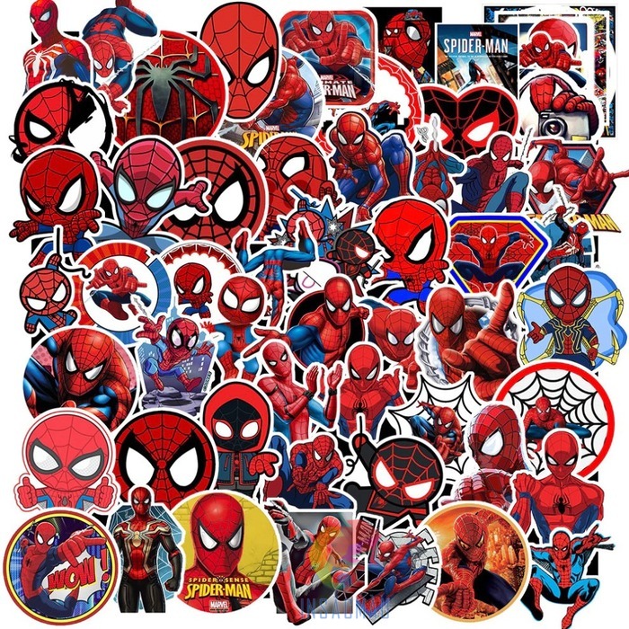Mẫu sticker Spiderman phong cách độc đáo