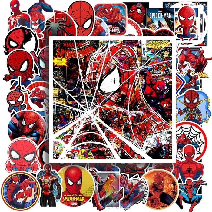 Mẫu sticker Spiderman đẹp ấn tượng
