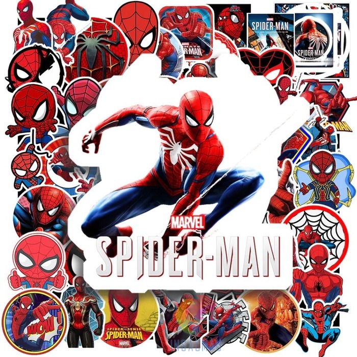 Mẫu sticker Spiderman cool ngầu