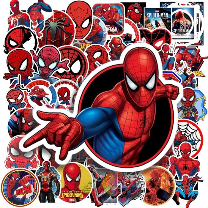 Mẫu sticker Spiderman phong cách 3D đẹp ấn tượng