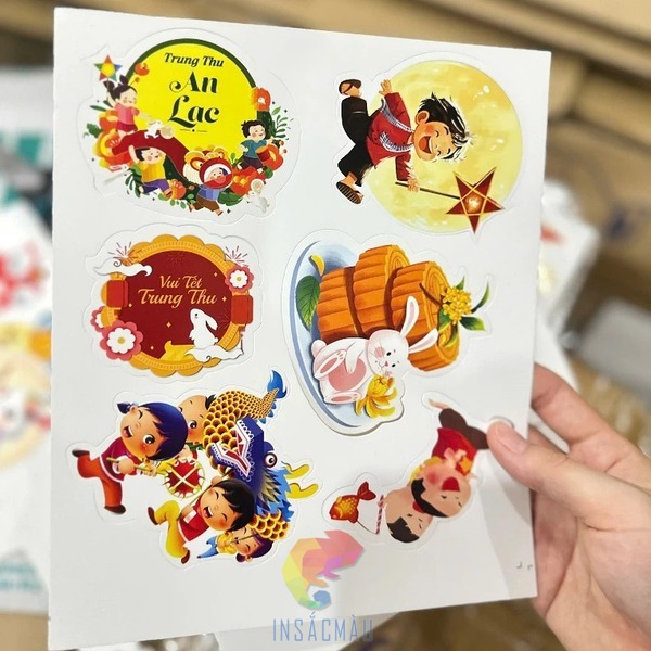 Mẫu sticker mùa trung thu 2026