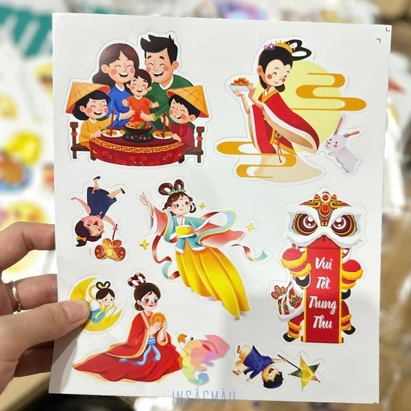 Sticker trung thu đoàn viên