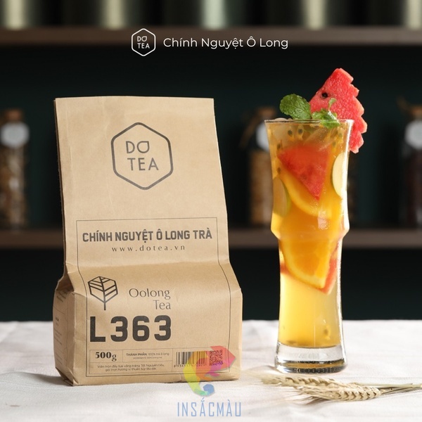 Mẫu thiết kế bao bì đựng trà dạng túi bằng giấy kraft