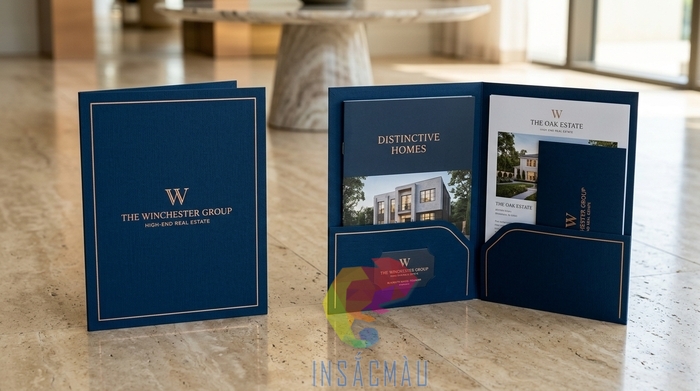 Thiết kế folder 2 tai chuyên nghiệp