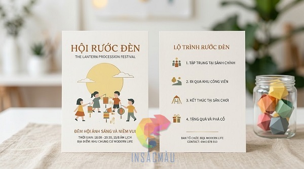 Mẫu tờ rơi trung thu đẹp