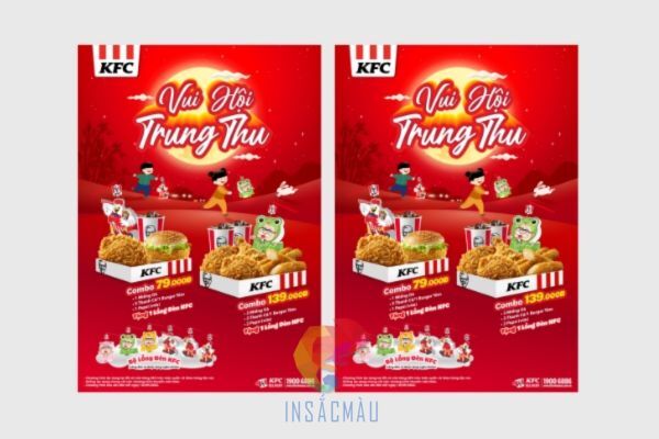 Mẫu tờ rơi quảng cáo trung thu cho cửa hàng đồ ăn nhanh