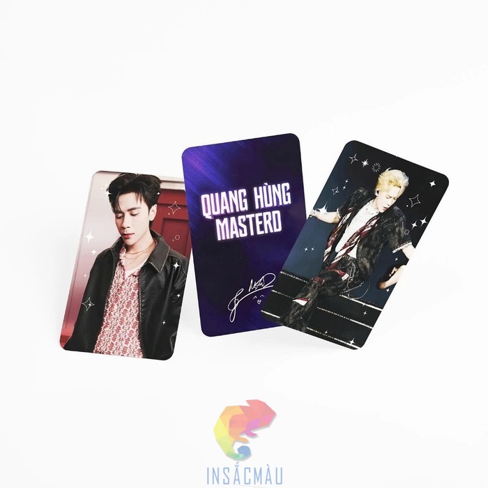 Mẫu card bo góc ca sĩ Việt Nam