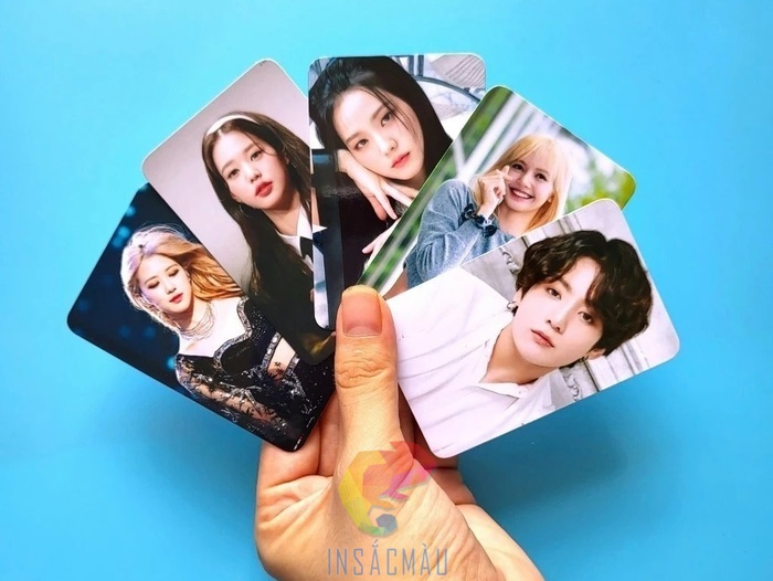Mẫu card bo góc ca sĩ Hàn Quốc