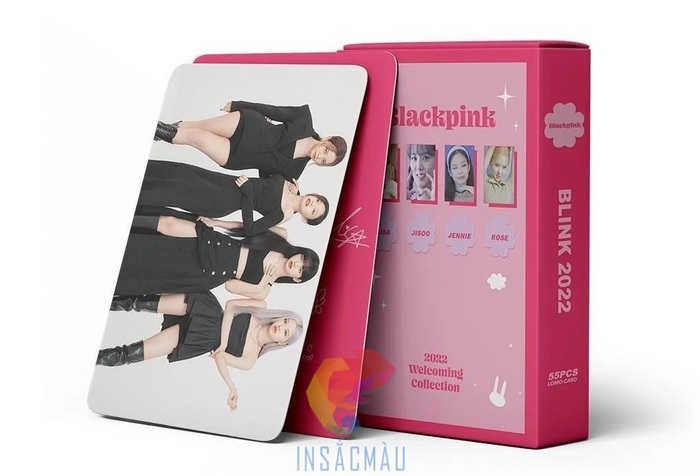 Mẫu card bo góc nhóm nhạc Blackpink