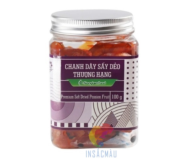 Mẫu tem nhãn chanh dây dán thân hộp