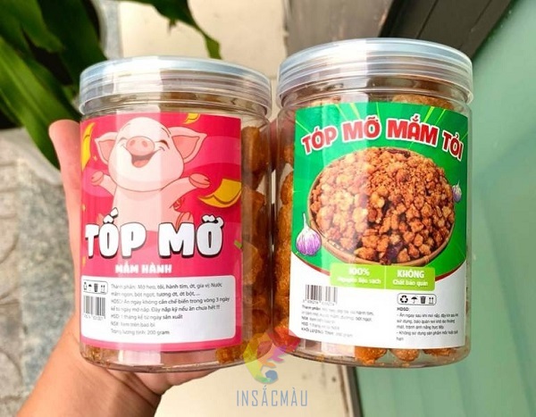 Mẫu tem tóp mỡ thiết kế theo yêu cầu