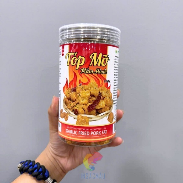 Mẫu tem nhãn dán thân hộp tóp mỡ