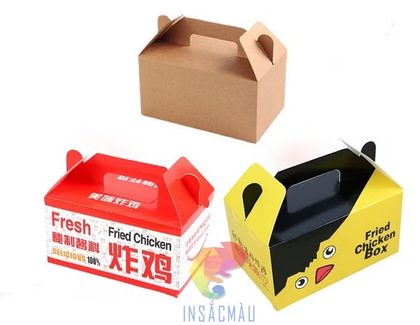 Công nghệ in và các phương pháp gia công hộp giấy đựng gà nguyên con