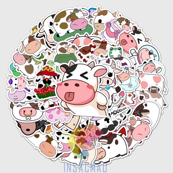 Sticker bò sữa làm từ chất liệu gì?