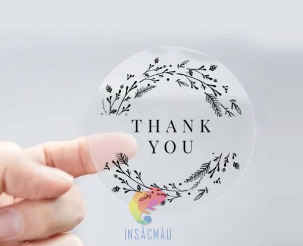 Mẫu decal chữ trong suốt, chữ đen