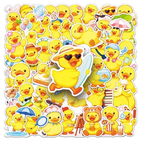 Mẫu sticker con vịt đáng yêu, cute