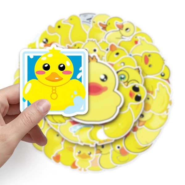 Mẫu sticker con vịt vàng ngây thơ, xinh xắn