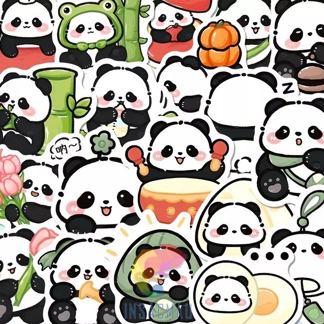 Các mẫu sticker gấu trúc cute, xinh yêu