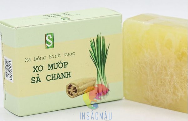 Mẫu tem nhãn dán hộp đựng xà phòng cục