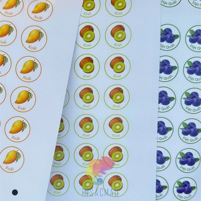 Quy cách kỹ thuật in tem panna cotta tại In Sắc Màu