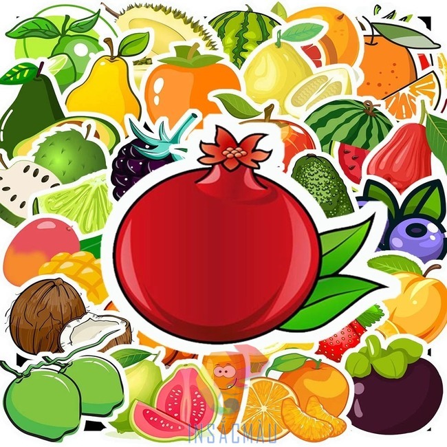 Mẫu sticker trái lựu