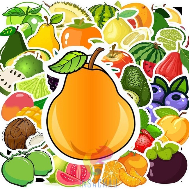 Mẫu sticker quả lê