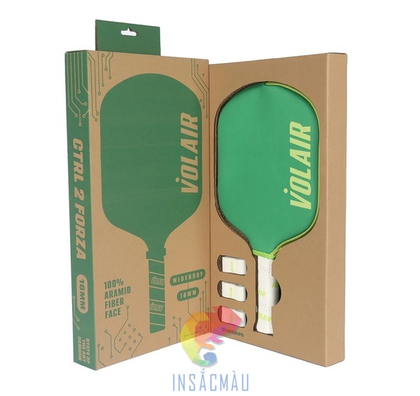 Mẫu hộp đựng vợt Pickleball có bảng treo