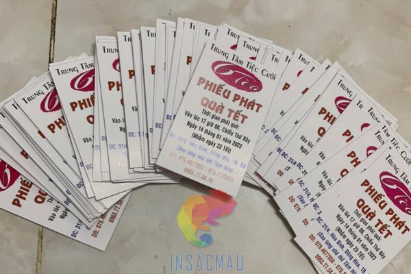 Mẫu phiếu phát quà từ thiện dịp Tết Nguyên Đán