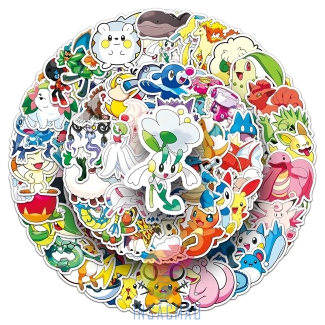 Mẫu sticker pokemon dễ thương