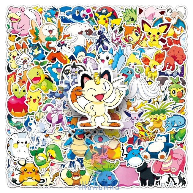 Mẫu sticker pokémon cute