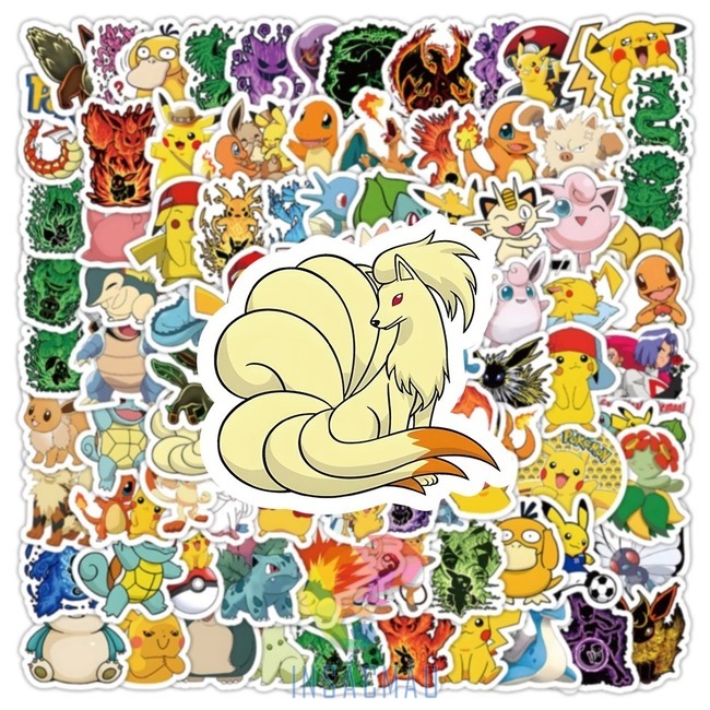 Mẫu sticker pokemon cáo chín đuôi