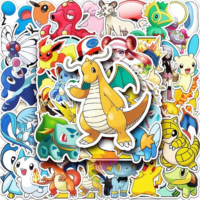 Mẫu sticker pokemon khủng long