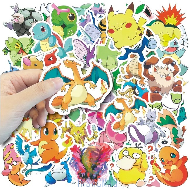 Mẫu sticker pokemon dễ thương