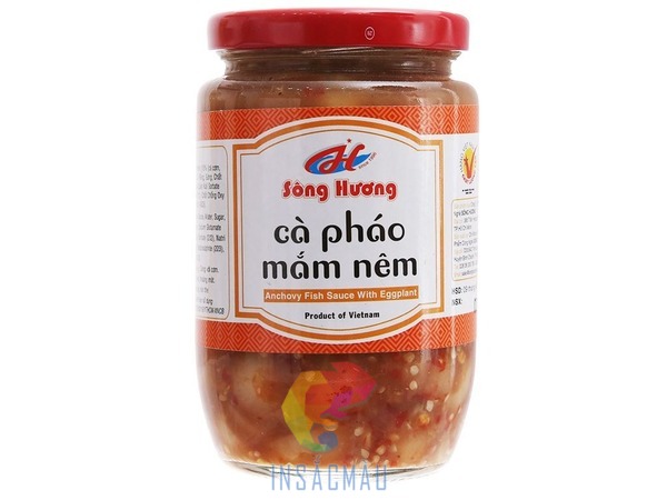 Mẫu tem nhãn dán hũ cà pháo mắm nêm
