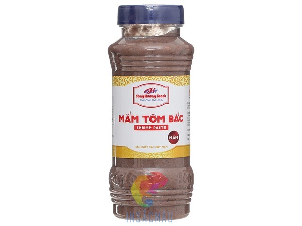 Mẫu tem nhãn dán chai đựng mắm tôm Bắc
