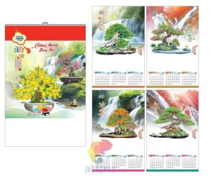 25+ Mẫu Lịch Treo Tường 5 Tờ 2027 Thiết Kế Đẹp, Chất Lượng, Giá Rẻ
