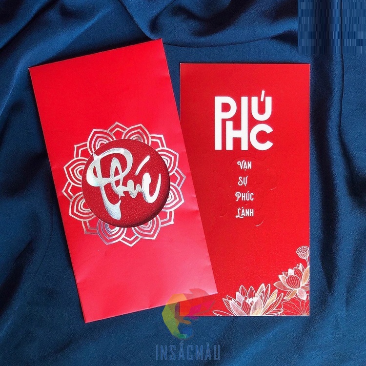 In Sắc Màu địa chỉ đặt in bao lì xì chữ phúc chuyên nghiệp, giá rẻ tại TPHCM