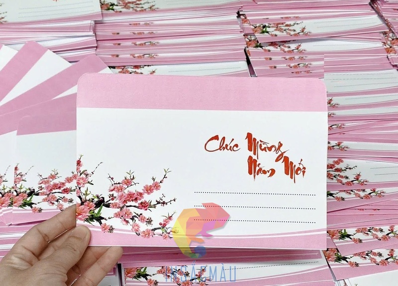 In phong bì chúc mừng năm mới 2027 giá rẻ, mọi số lượng tại In Sắc Màu
